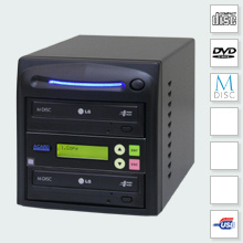 CopyBox 1 DVD Duplicator PC-Connected - pc connected dvd duplicator lightscribe prints cd dvd copy tower one drive